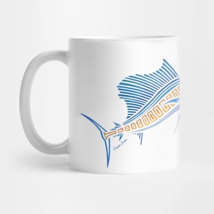 Tribal Sailfish Mug